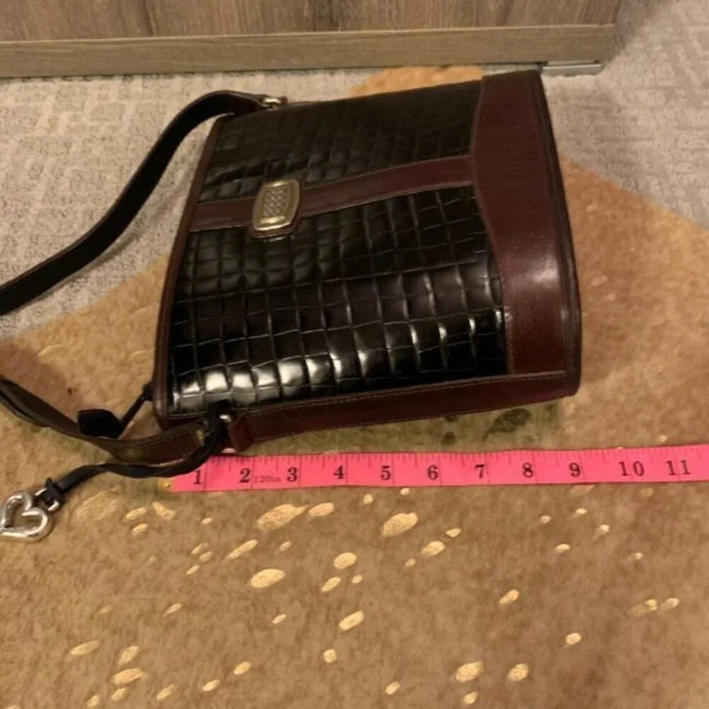 Brighton Embossed Leather Shoulder Bag